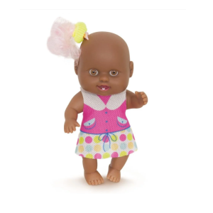 BONECA COLEÇÃO AO PEPITINHAS NEGRA