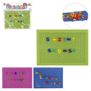 QUADRO ENCAIXE ALFABETO E NUMEROS