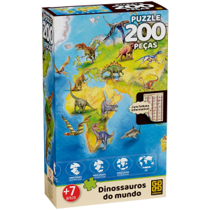 Q.CAB 200 PCS DINOSSAURO DO MUNDO