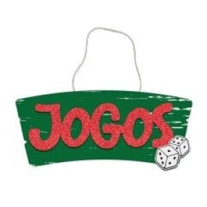 PLACA DEC JOGOS MADEIRA