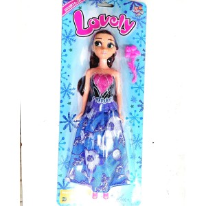 BONECA CARTELA PRINCESA LOVELY