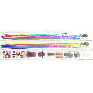 ACESS PARA CABELO P/ TRANCINHA ARTIFICIAL c/12