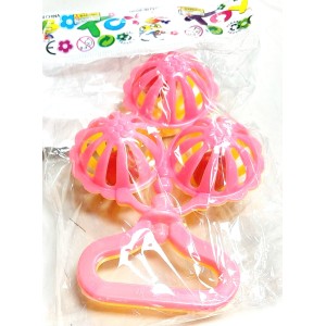 CHOCALHO 3 BOLINHAS COLOR IMP