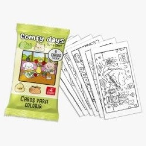 CARDS COLORIR COZY COMFY