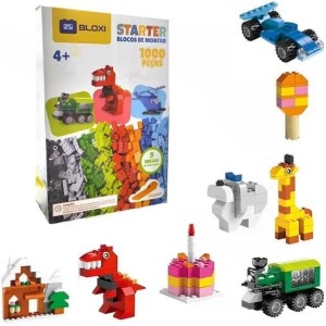 BLOXI STARTER CORES E FORMAS 1000 PCS