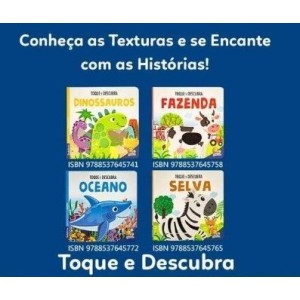 LIVRO TOQUE E DECUBRA DIVERSOS