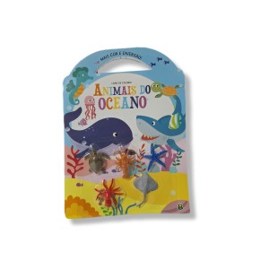 LIVRO MAIS COR E DIVERSAO ANIMAIS DO OCEANO