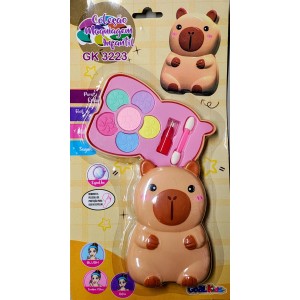 KIT MAQUIAGEM INFANTIL CAPIVARA ATTIC