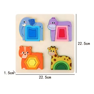 BRINQ ENCAIXE DINO GEOM LOUSA BRANCA