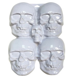 PAINEL MULTI CAVEIRAS BRANCO