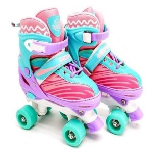 PATINS QUAD ROSA/ VIOLETA
