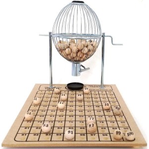 BINGO PEQUENO GLOBO CROMADO