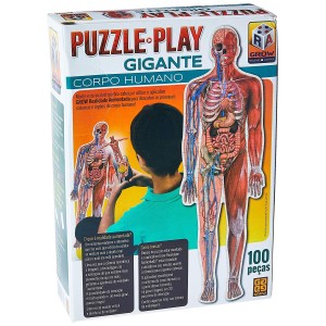 PUZZLE PLAY CORPO HUMANO 100 PC GROW
