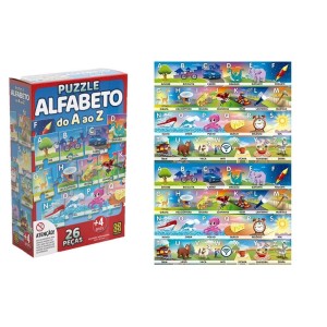 Q. CAB 26 PÇS ALFABETO GROW