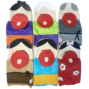 FANTOCHE FELTRO ORIENTAIS CJ 6