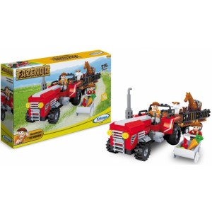 BLOCOS FAZENDA TRANSPORTE ANIMAIS 215PÇS XALINGO