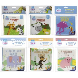 LIVRO DE BANHO AMIGUINHOS DIVERSOS