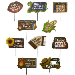 PLAQUINHAS JUNINAS COM 10